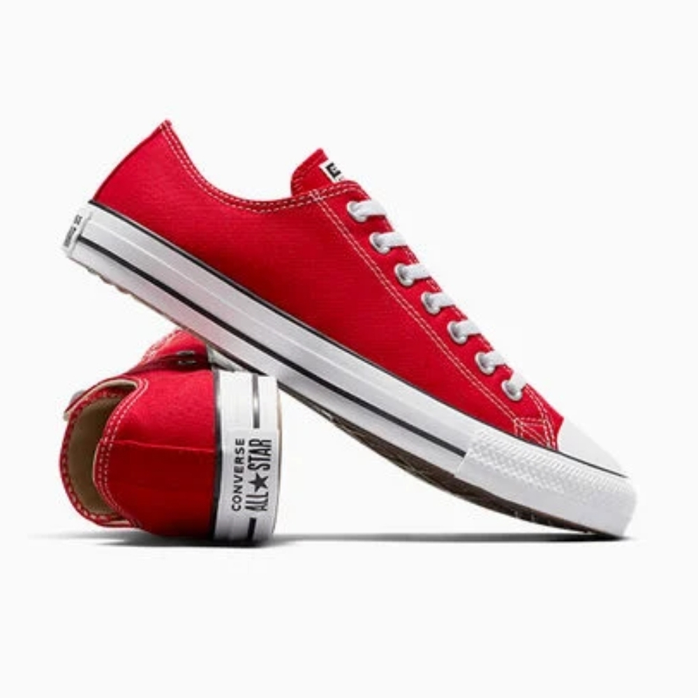 Converse Chuck Taylor All Star Canvas Red Unisex Low Top Sneakers